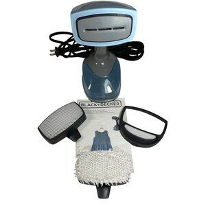 Black & Decker Handheld Garment Steamer Detachable Water Tank & 3 Attachments